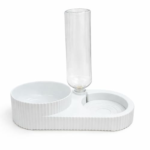 Emily pets Water Dispenser
