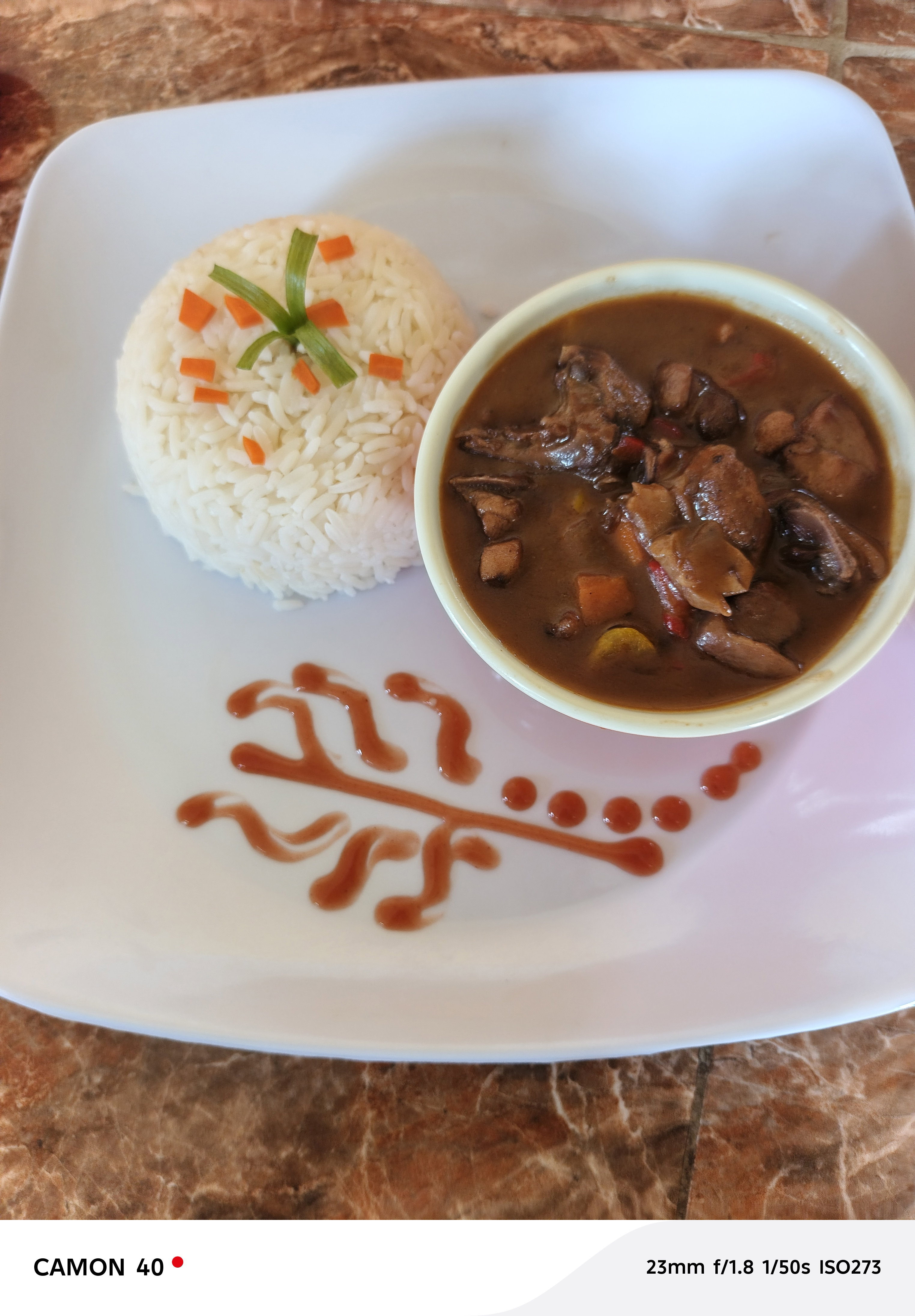 COQ AU VIN AND RICE