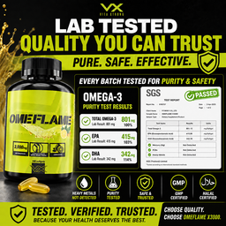 Vitaxtrong Omeflame X3000™ | 100 / 180 Softgels | Ultra-Concentrated Omega-3 Fish Oil 3000mg | EPA & DHA [VX]