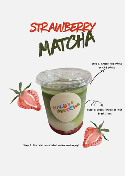 Iced Strawberry Matcha