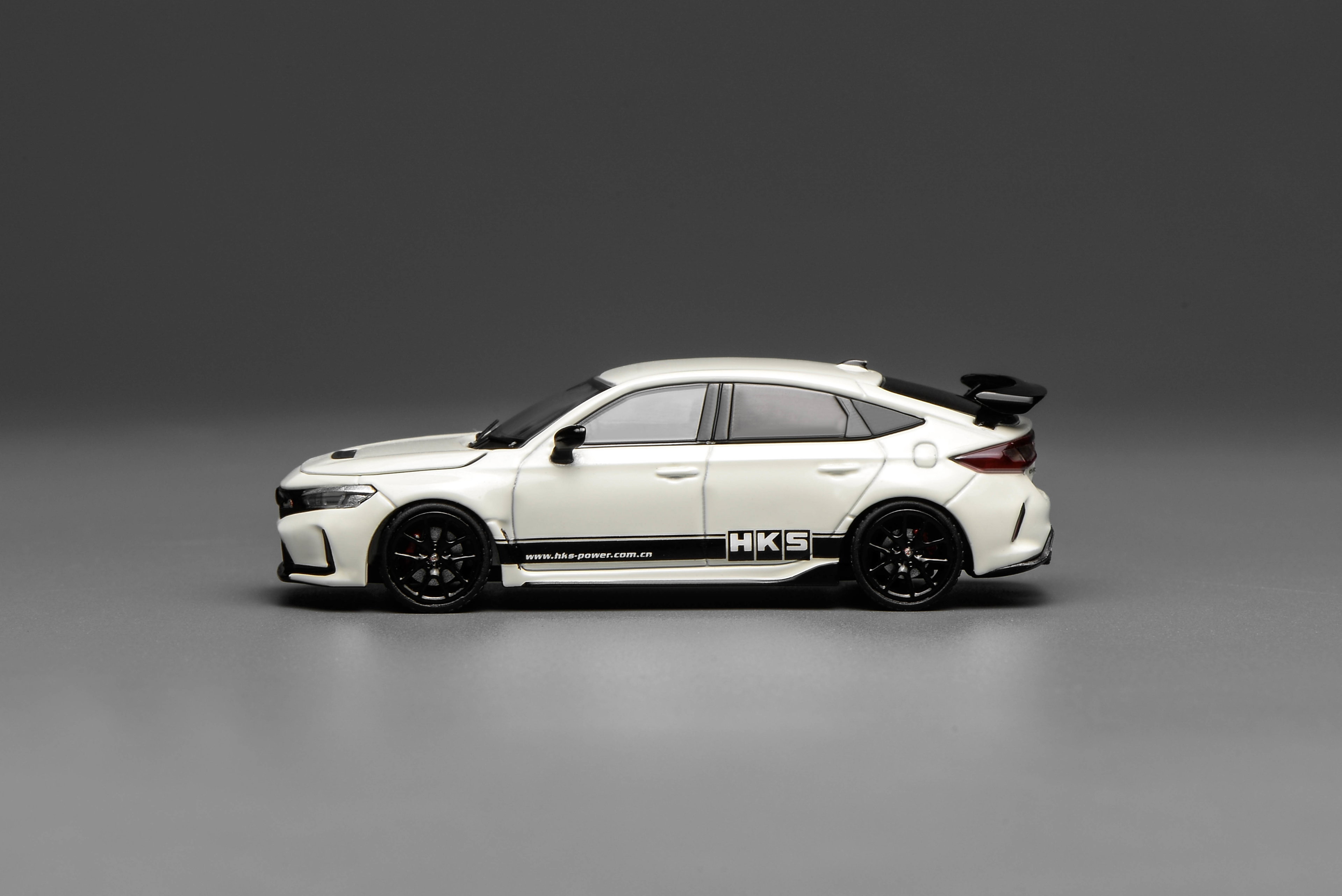MOTOR HELIX MODEL 1/64 HONDA CIVIC TYPE-R (FL5) - HKS CHAMPIONSHIP WHITE_2