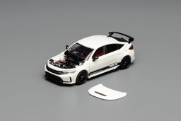 MOTOR HELIX MODEL 1/64 HONDA CIVIC TYPE-R (FL5) - HKS CHAMPIONSHIP WHITE