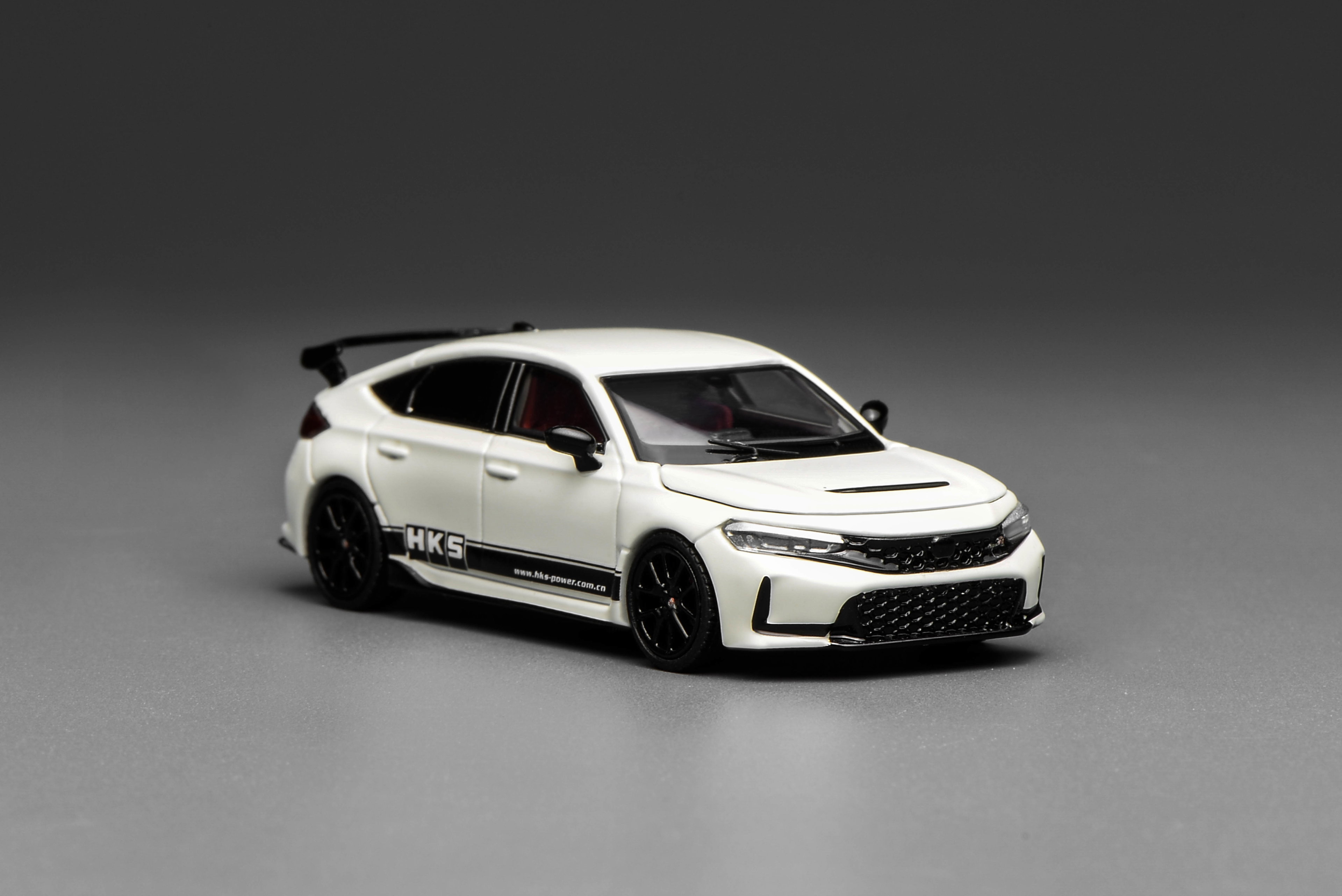 MOTOR HELIX MODEL 1/64 HONDA CIVIC TYPE-R (FL5) - HKS CHAMPIONSHIP WHITE