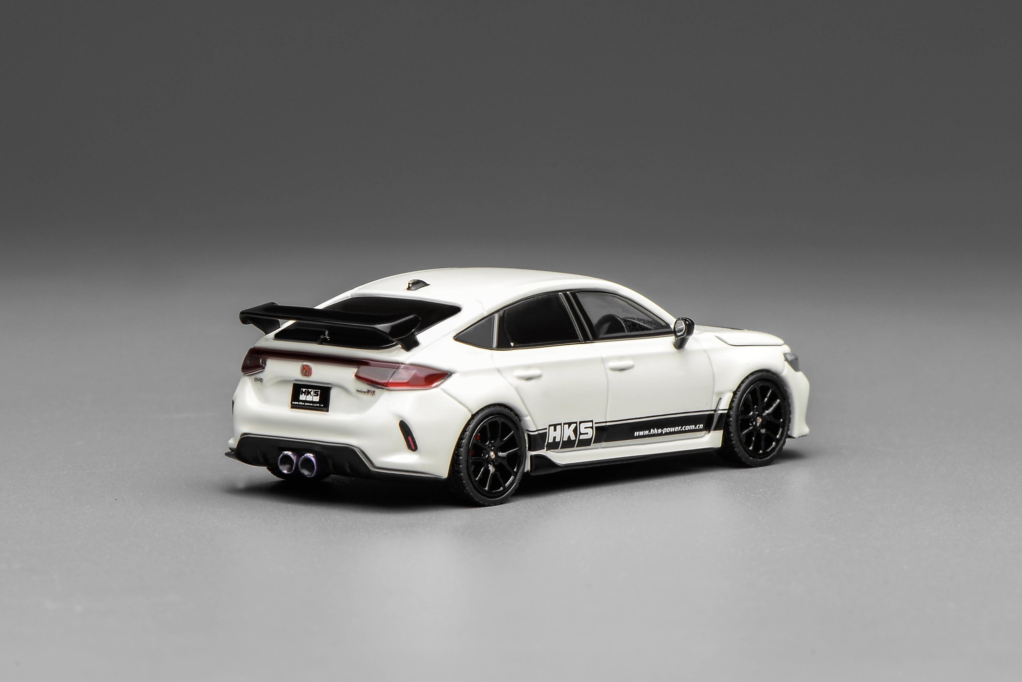 MOTOR HELIX MODEL 1/64 HONDA CIVIC TYPE-R (FL5) - HKS CHAMPIONSHIP WHITE_5