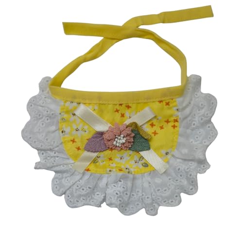 Wooden lace saliva towel