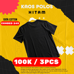 Hitam 24s Dewasa - Promo 100k/3Pcs