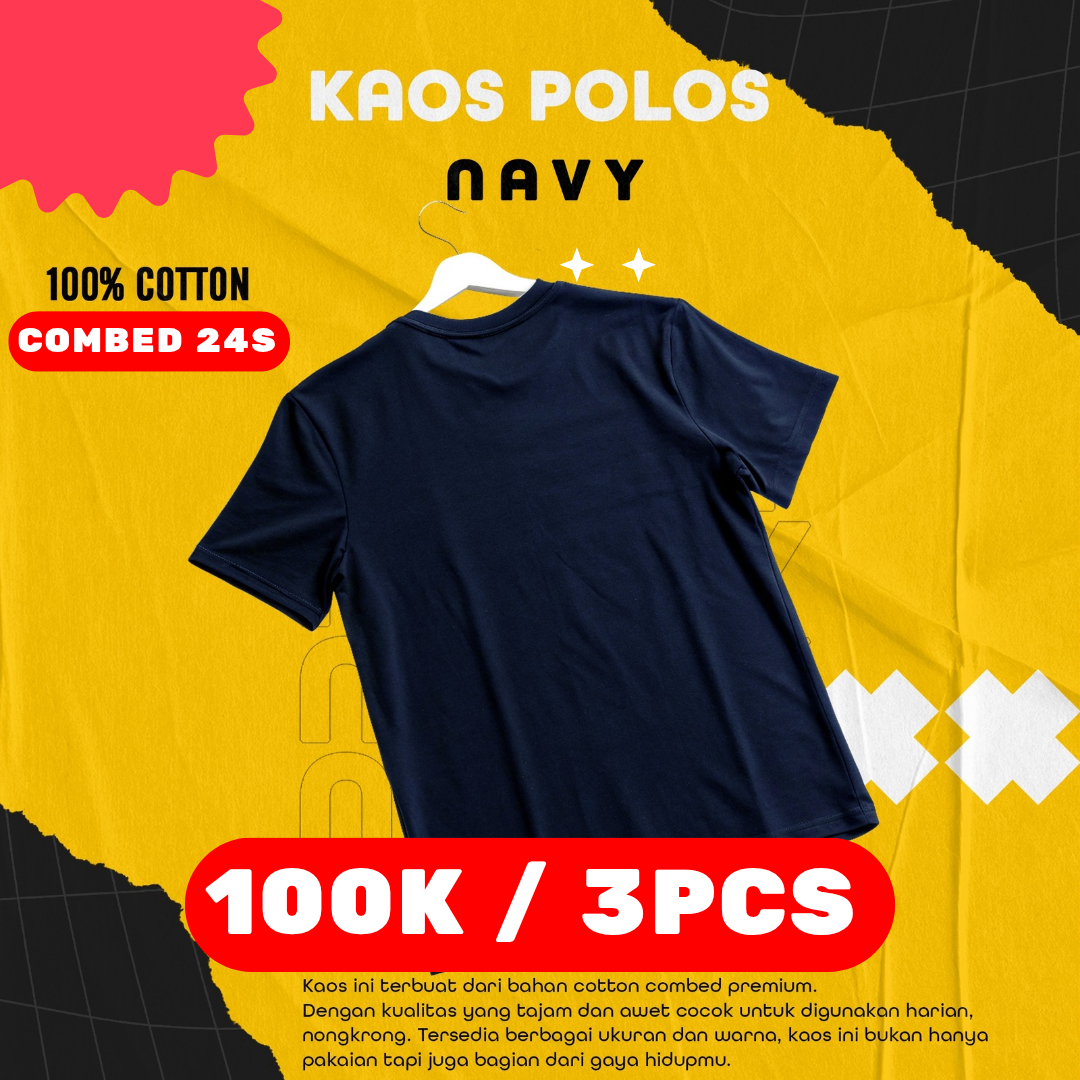 Navy 24s Dewasa - Promo 100k/3Pcs