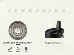 Terranika Tumbler Travel Mug - Botol Minum Stainless Steel Premium