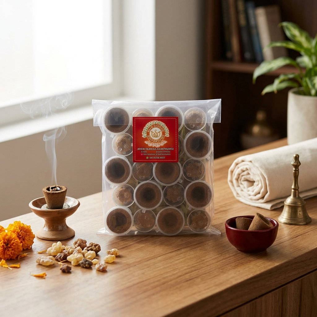 GMS Premium Dasangam Aromatic Cup Sambrani_0