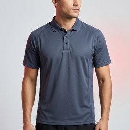 Blue  Sports Polo T-Shirts For Men