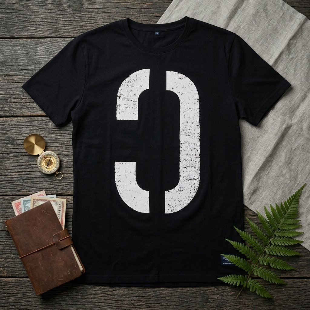 Denim & Devils Black Printed T-Shirt_1