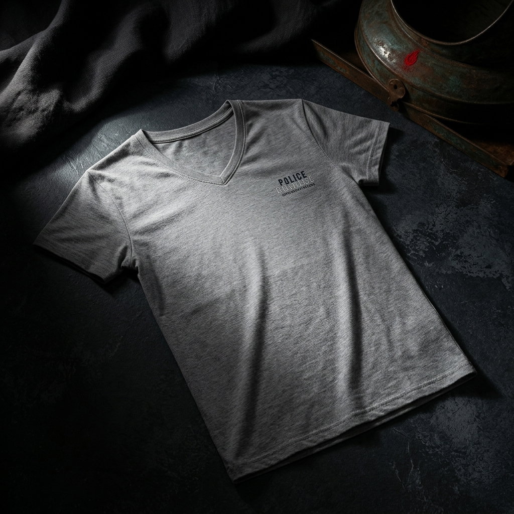 Police Brand Men's T-Shirt | Bodysize_2