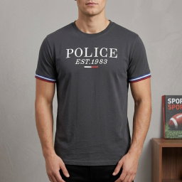 Police Brand Men's T-Shirt | Bodysize