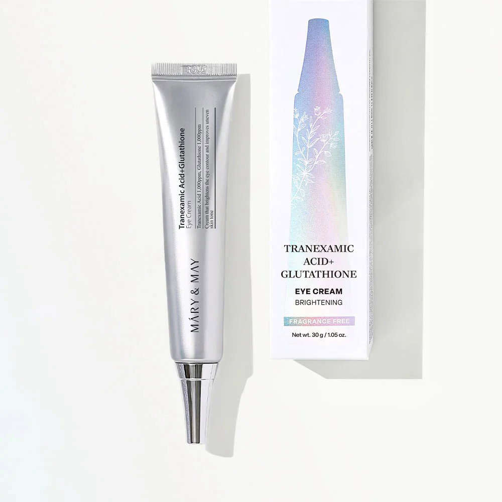 MARY & MAY Tranexamic Acid+Glutathione Eye Cream 30g كريم العيون من ماري اند مي_0