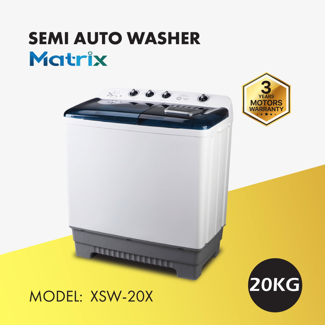 MATRIX SEMI-AUTO WASHING MACHINE 20KG (XSW-20X)