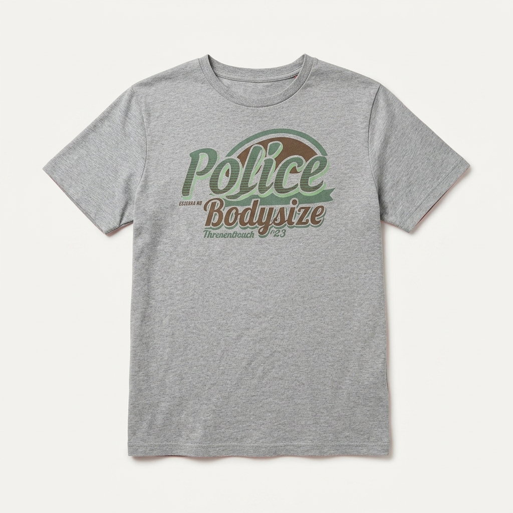 Police Brand Men's T-Shirt | Big Size_1