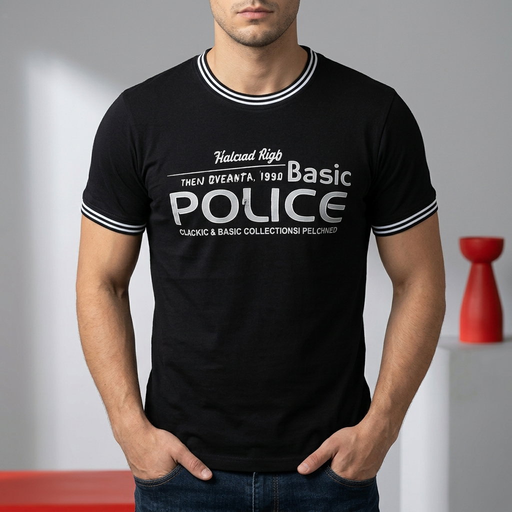 Police Brand Men's T-Shirt | Body Size   _0