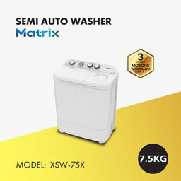 MATRIX SEMI-AUTO WASHING MACHINE 7.5KG (XSW-75X)
