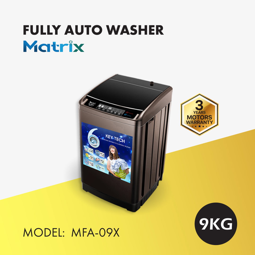 MATRIX FULLY AUTO WASHING MACHINE 9KG (MFA-09X)