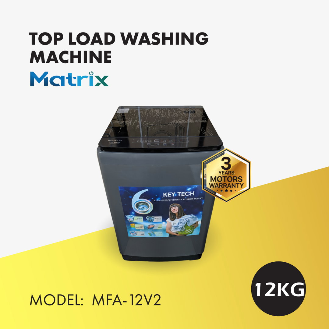 MATRIX FULLY AUTO WASHING MACHINE 12KG (MFA-12V2)