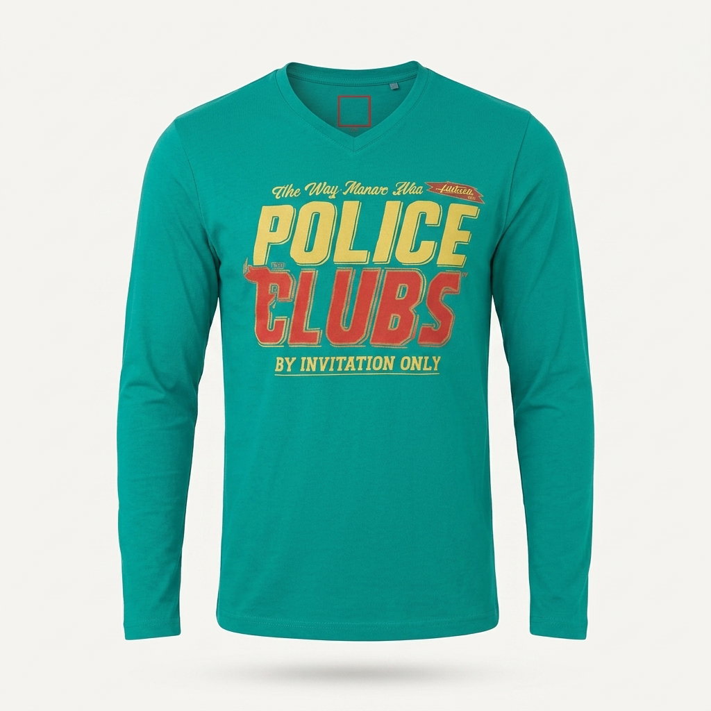 Police Brand Men's T-Shirt | Big Size_1