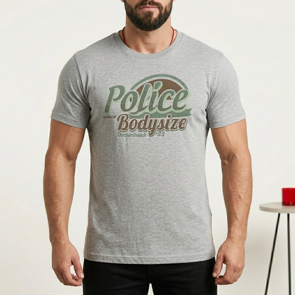 Police Brand Men's T-Shirt | Big Size