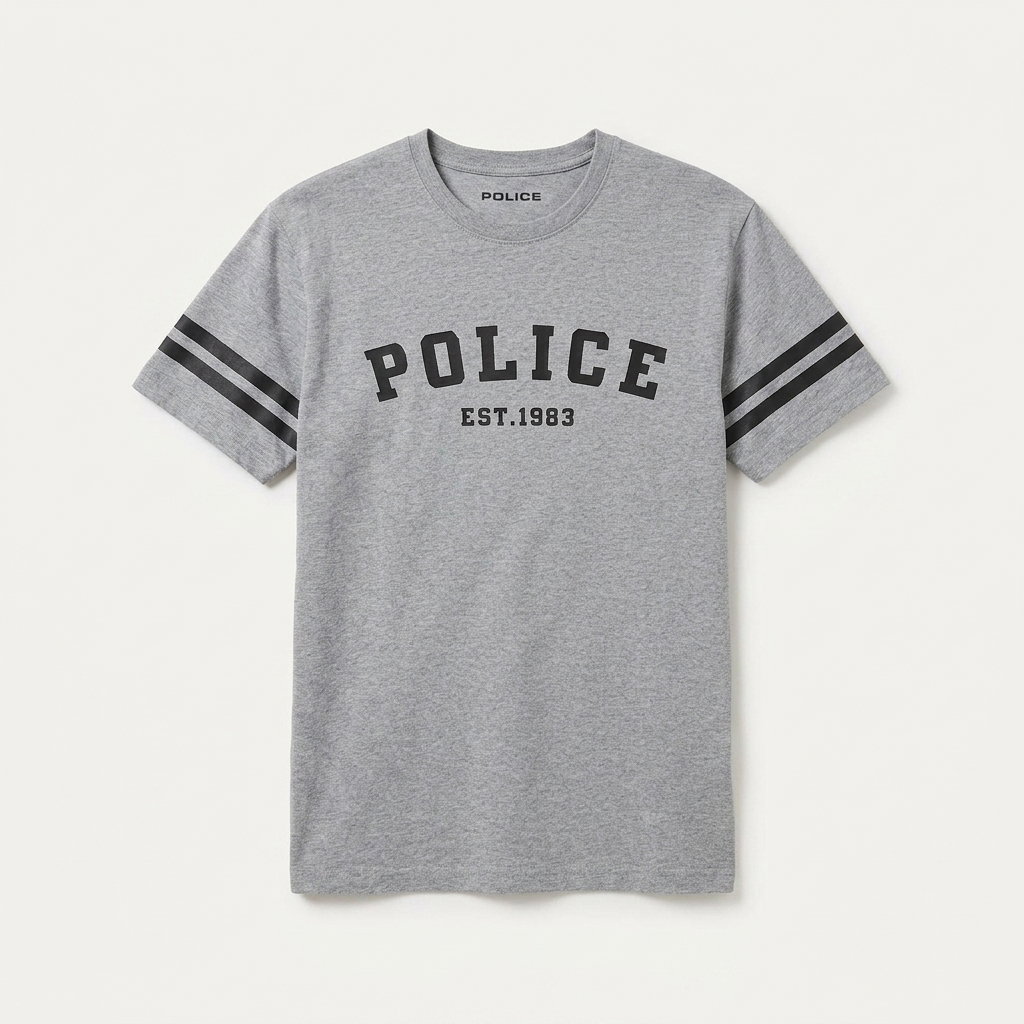 Police Brand Men's T-Shirt | Extra Size _0