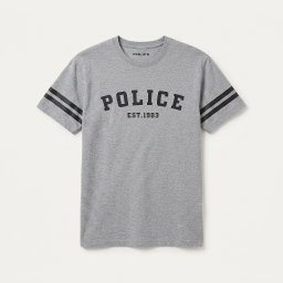 Police Brand Men's T-Shirt | Extra Size 