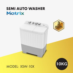 MATRIX SEMI-AUTO WASHING MACHINE 10KG (XSW-10X)