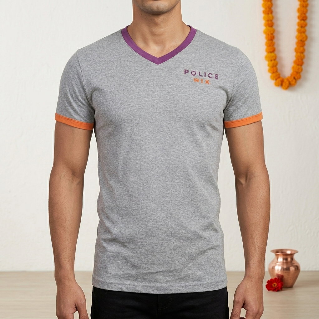 Police Brand Men's T-Shirt | Bodysize
