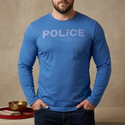 Police Brand Men's T-Shirt | Big Size