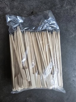 6" Bamboo Skewer *Gun Type* 200's (pkt)