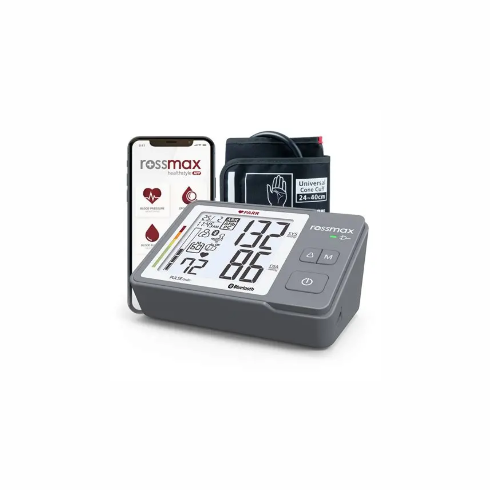 RossMax Z5 PARR Automatic Blood Pressure Monitor with Bluetooth_0