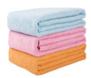 Emily pets pet towel