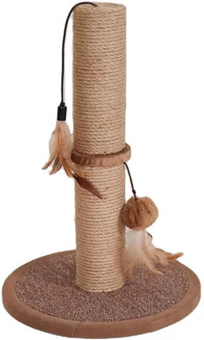 Emily Pets Cat Scatching Post - Interactive Pet Scratching Itchy Toy  _0