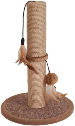 Emily Pets Cat Scatching Post - Interactive Pet Scratching Itchy Toy  