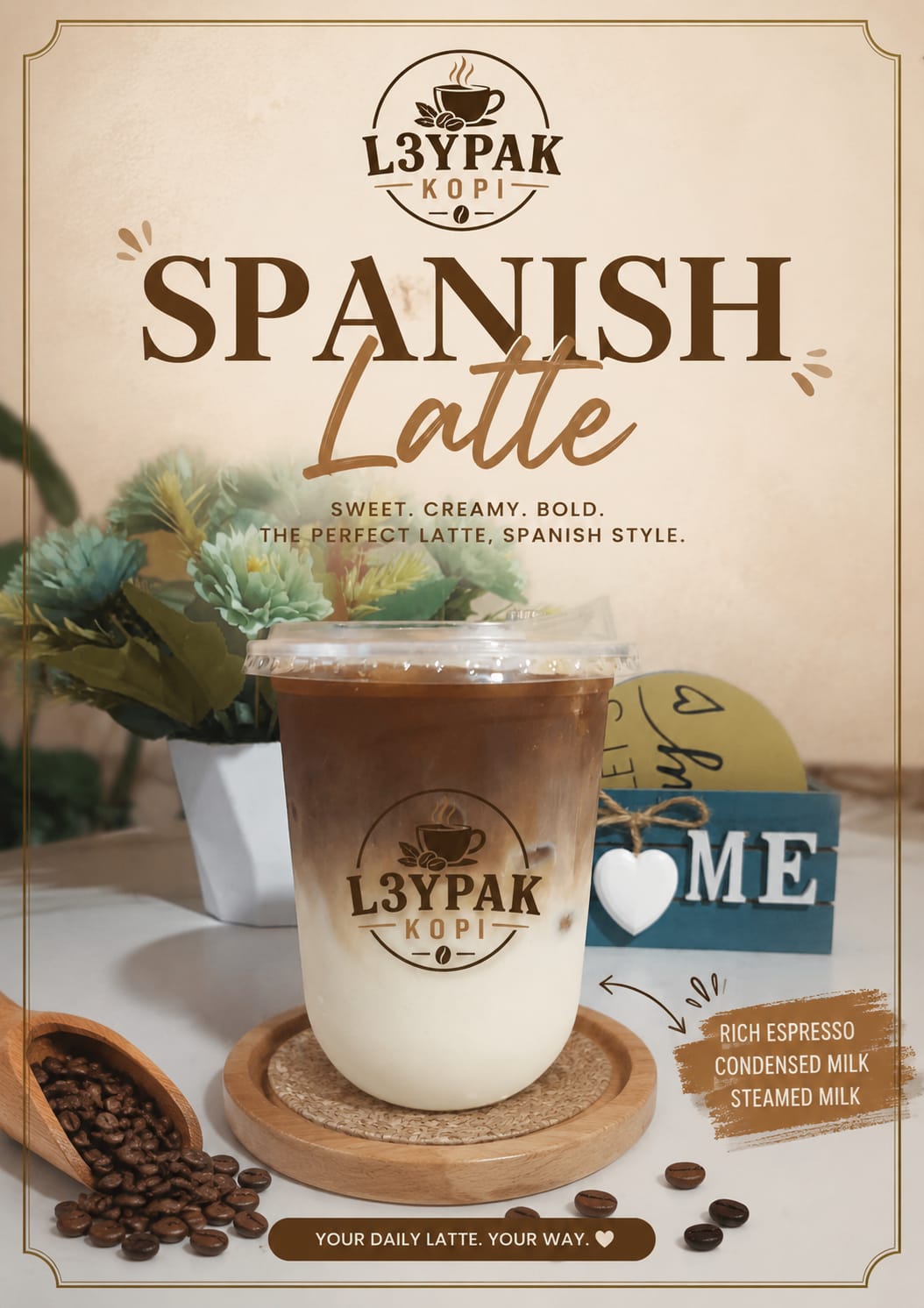 Iced Spanish Latte