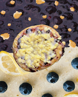 Streuseltalers (Lemon Blueberry Crumble)