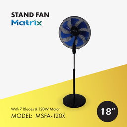 MATRIX HIGH SPEED STAND FAN 18" (MSFA-120X)
