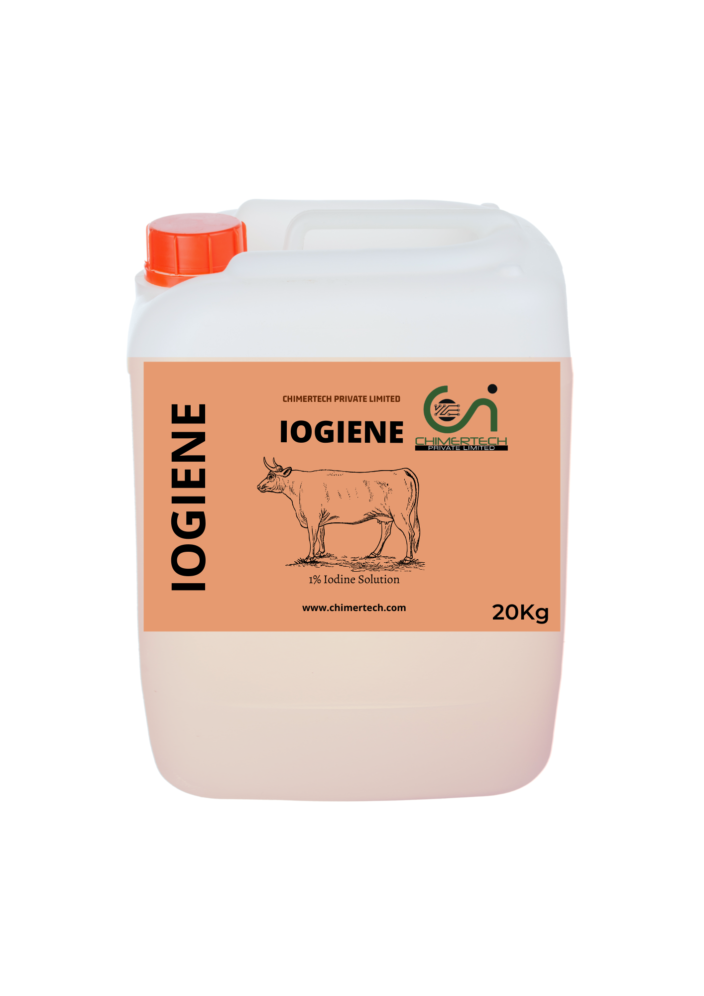 Iogiene Iodine Teat Dip Solution Dip Cup Combo, 1L_3