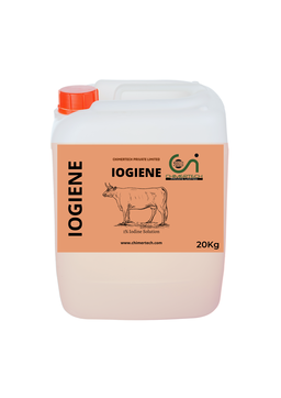 Iogiene Iodine Teat Dip Solution Dip Cup Combo, 1L