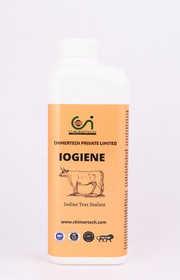 Iogiene Iodine Teat Dip Solution Dip Cup Combo, 1L