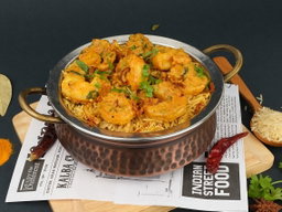 Prawn biryani