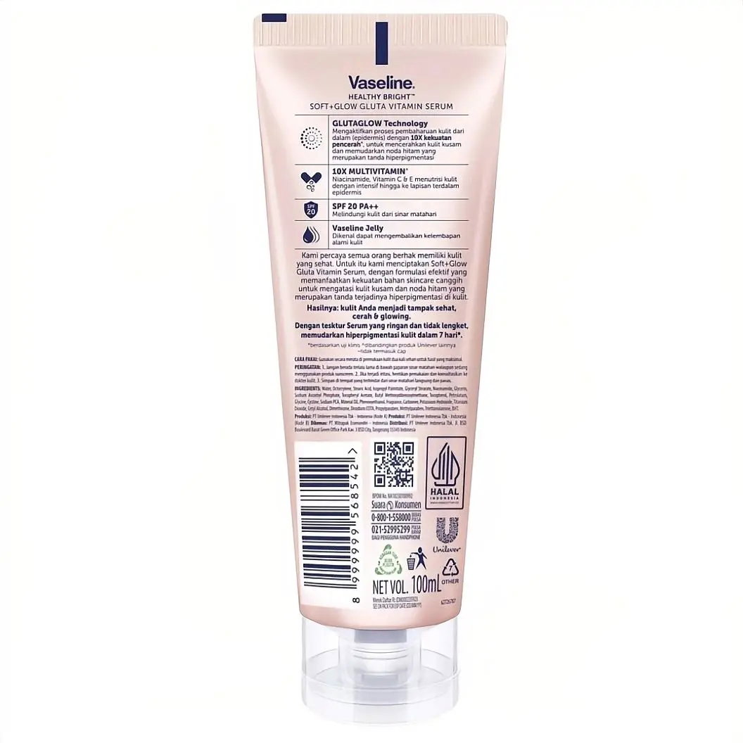 Vaseline Gluta Vitamin spf 20 serum [Pink-100ml]_2
