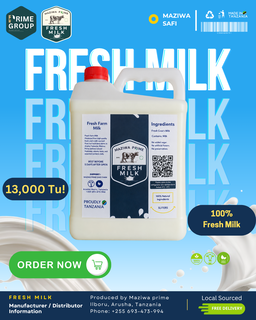 MAZIWA PRIME FRESH MILK 5LITERS