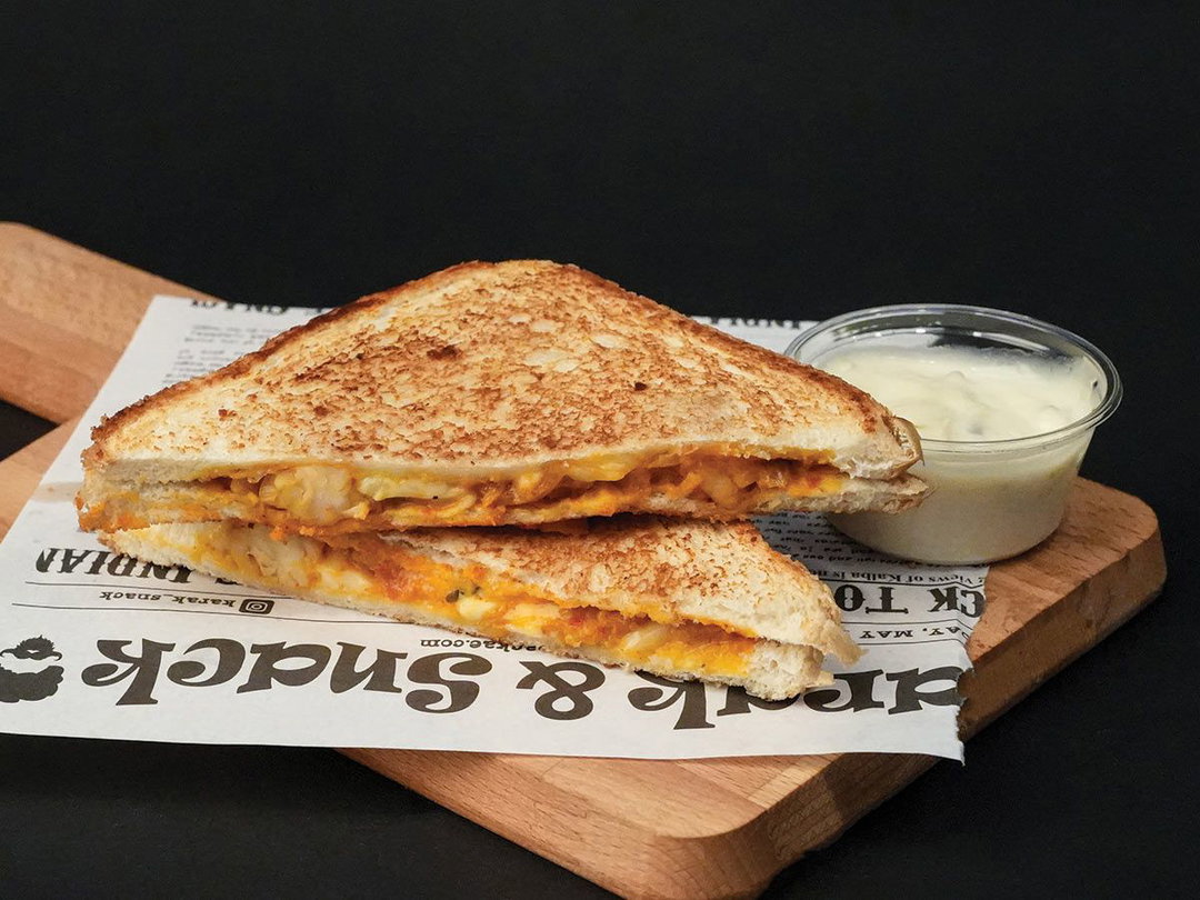 Toasted Prawans Sandwich