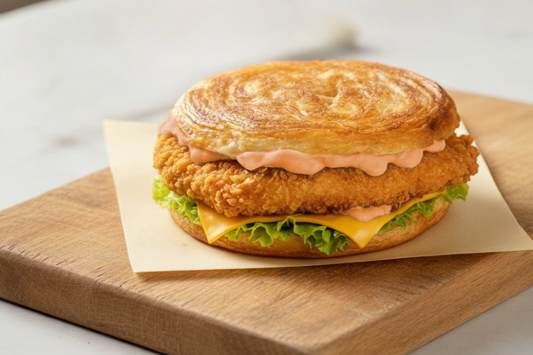 Paratha Bun Burger