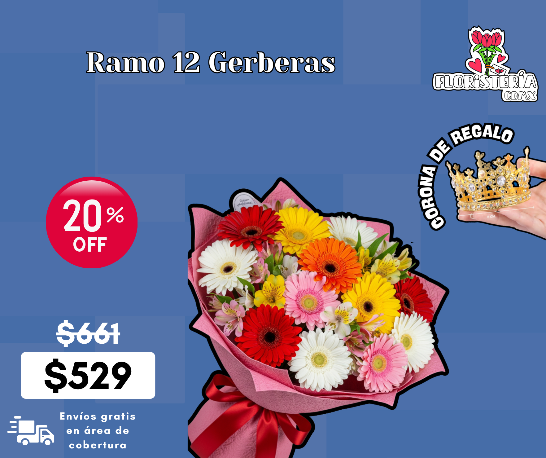 Ramo 12 Gerberas_0