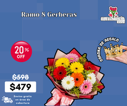 Ramo 8 Gerberas