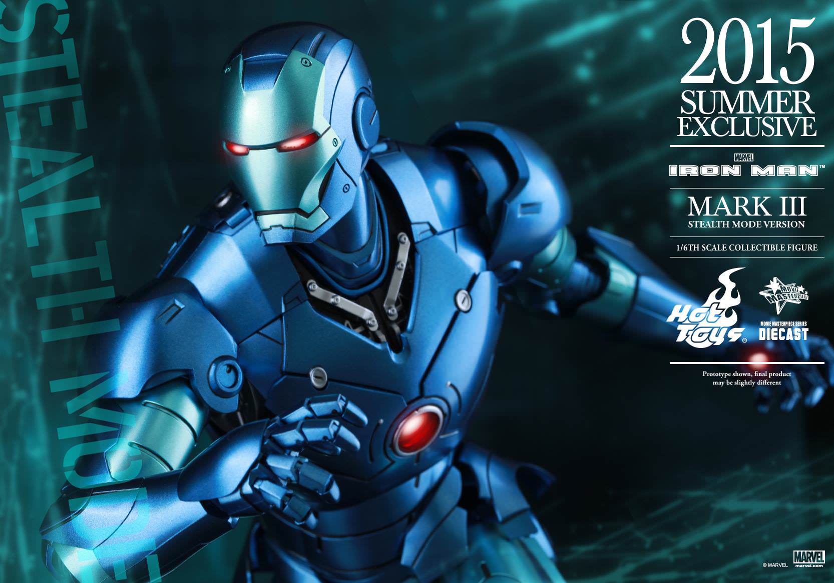 Hot Toys - Iron Man Mark 3 Summer Exclusive Blue Version_2